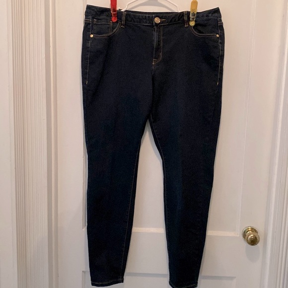 Lane Bryant 16 Reg Skinny Denim Jeans - Picture 1 of 8